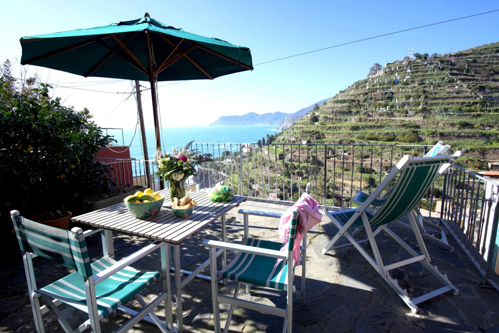 Aria Di Mare, Manarola - Camere Con Vista Mare! المظهر الخارجي الصورة